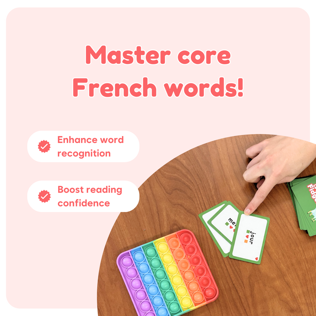 French Fidget Game | Vocabulary Builder | Toylandeu™