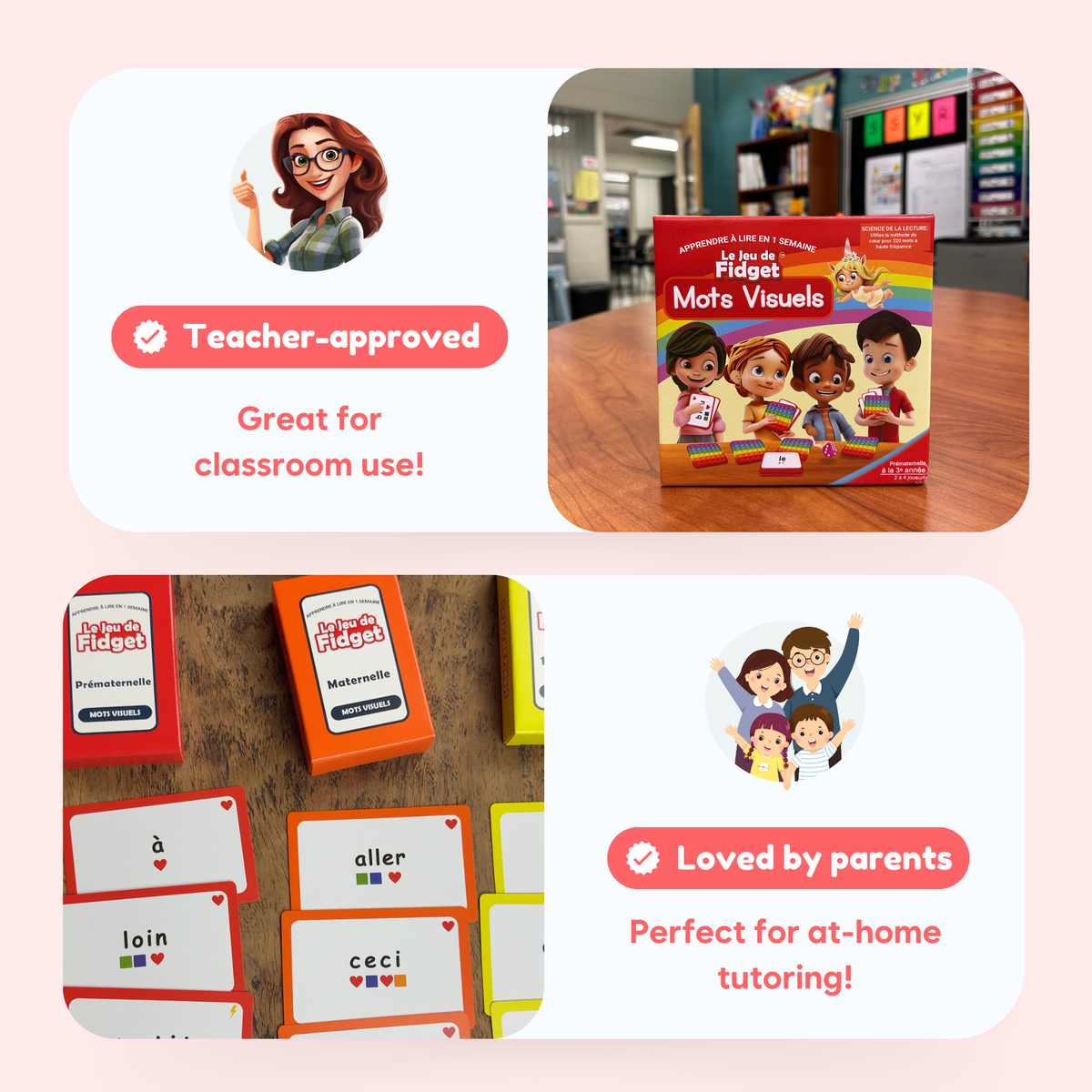 French Fidget Game | Vocabulary Builder | Toylandeu™