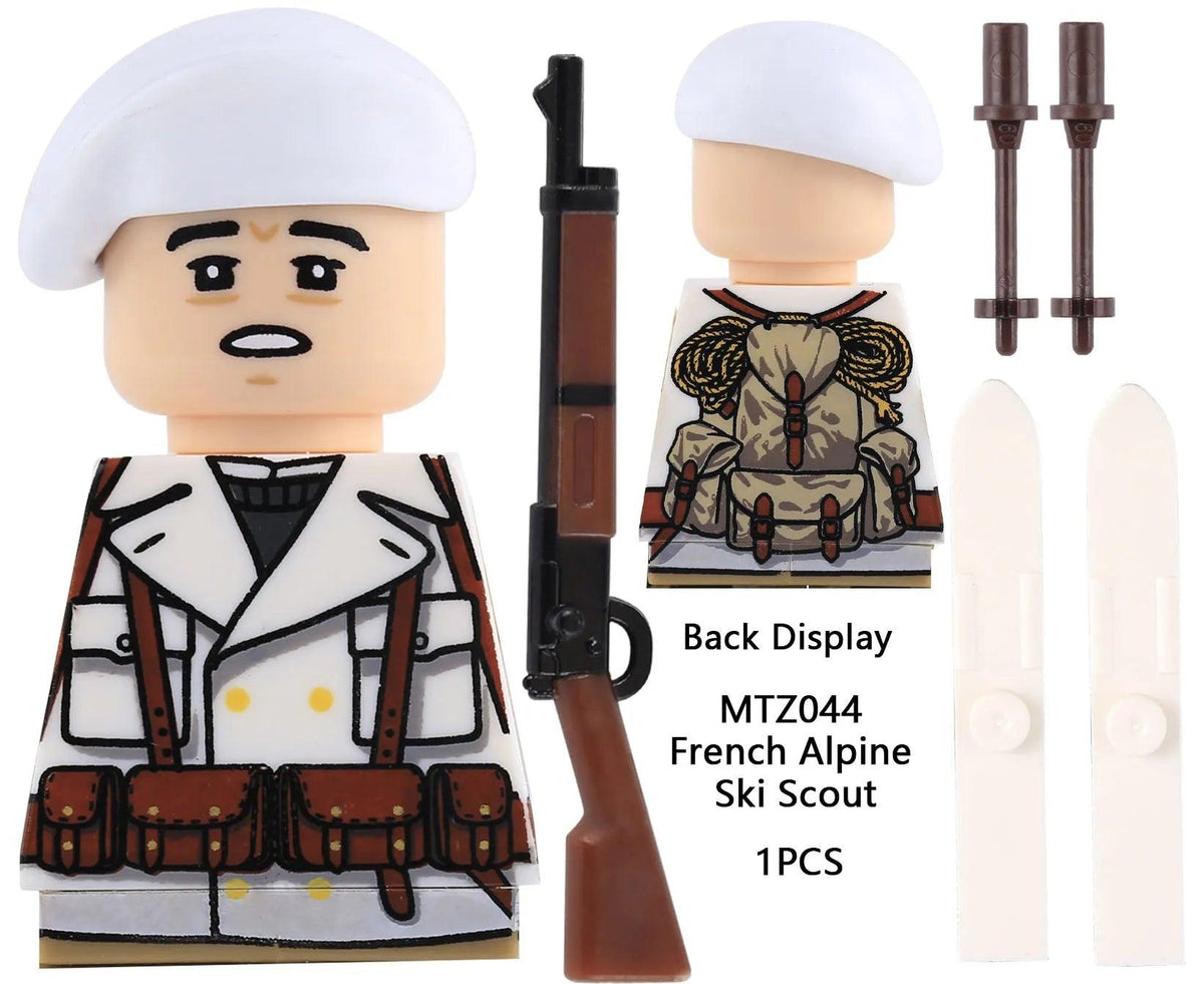 French Infantry Brick Set | Lego Compatible | Toylandeu™