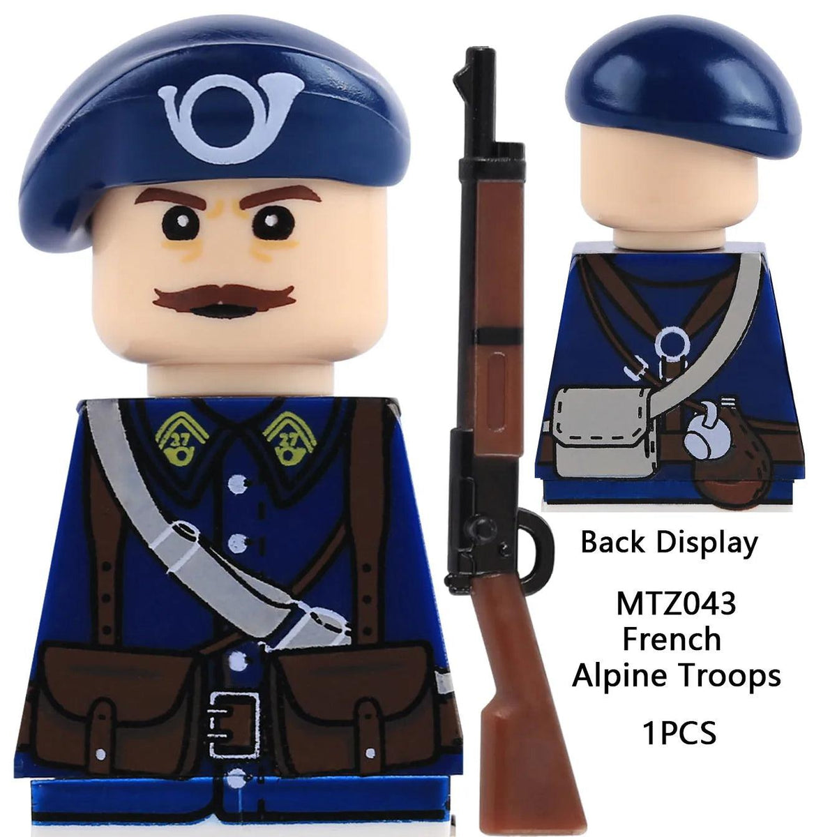 French Infantry Brick Set | Lego Compatible | Toylandeu™