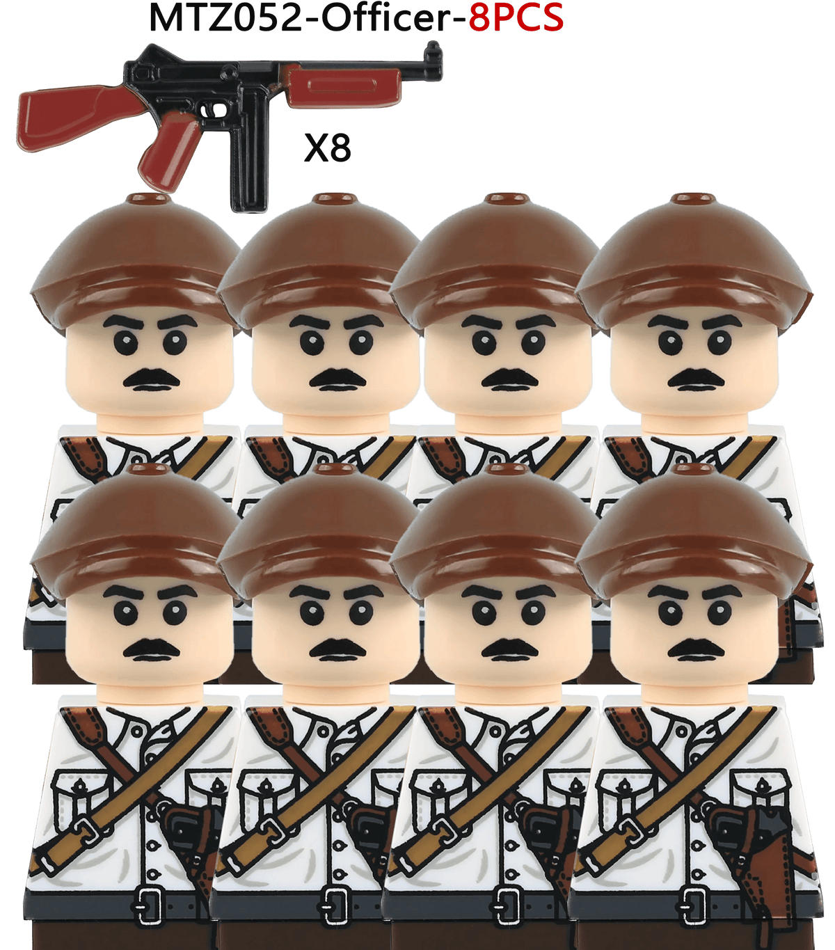 French Infantry Brick Set | Lego Compatible | Toylandeu™