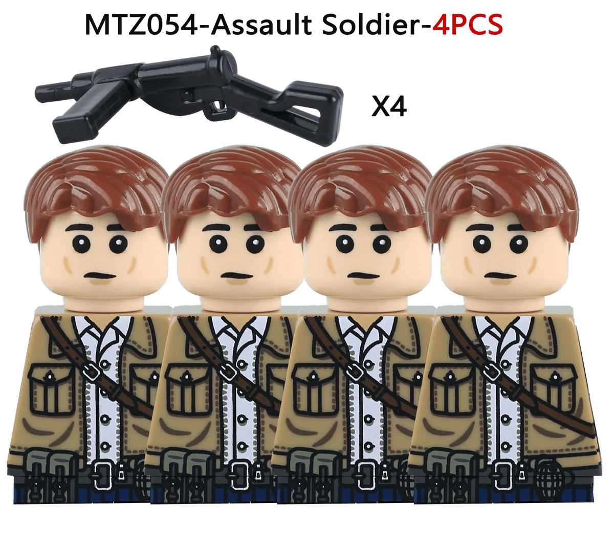 French Infantry Brick Set | Lego Compatible | Toylandeu™