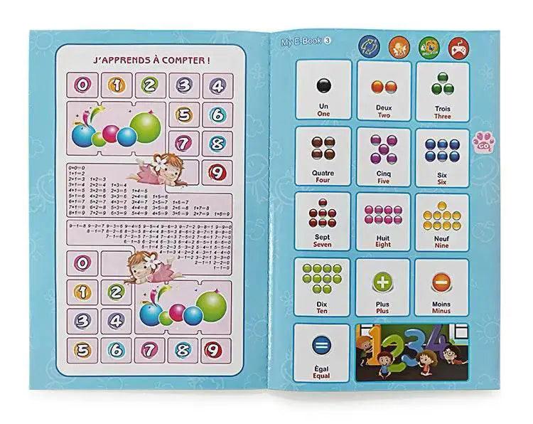 French and English Bilingual Finger Reading Children's Voice Book Intelligent Learning Toys French E-book Early Education Tool -  ToylandEU™