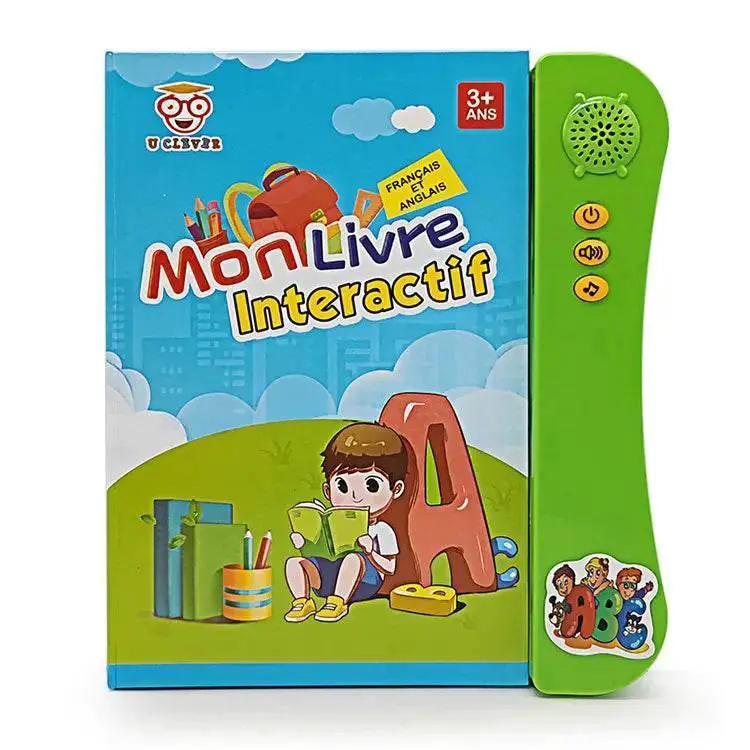  French and English Bilingual Finger Reading Children's Voice Book Intelligent Learning Toys French E-book Early Education Tool -  ToylandEU™