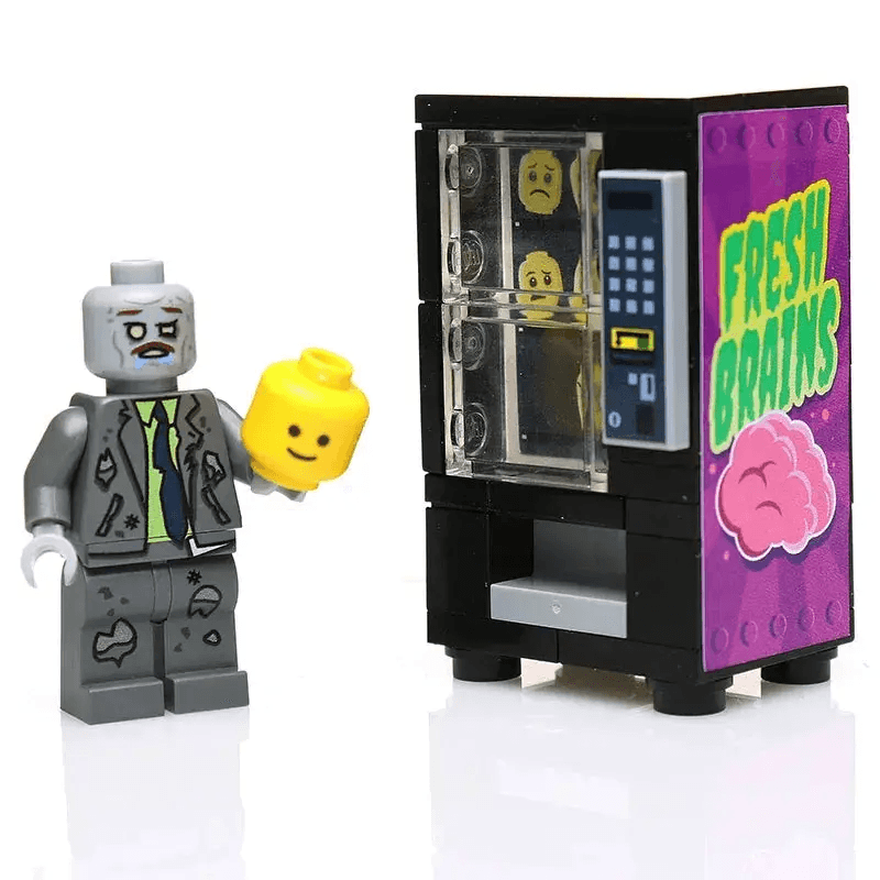 Fresh Brains Zombie Vending Machine w/ Zombie Minifig - ToylandEU