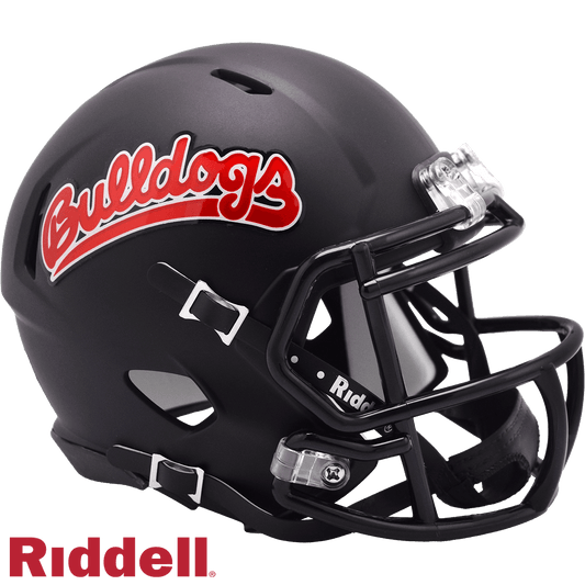 Fresno State Bulldogs Mini Speed Helmet Riddell Matte Black - ToylandEU