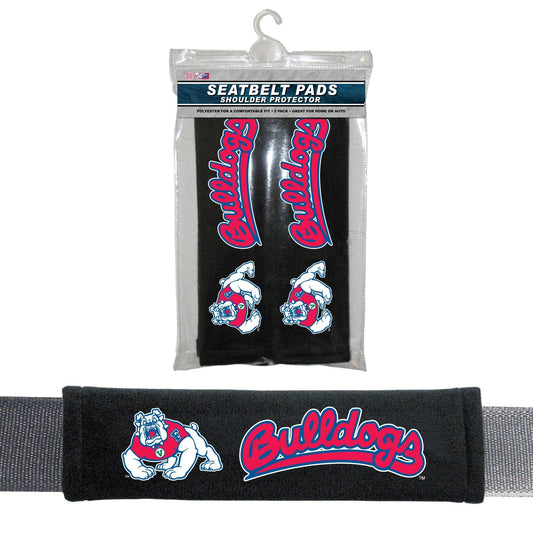 Fresno State Bulldogs Seat Belt Pads For Cars And SUVs - ToylandEU