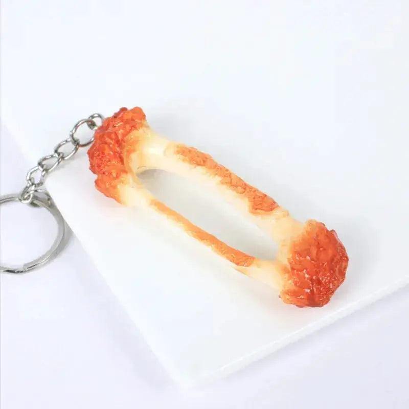  Fried Chicken Nugget Keychain Realistic Resin Accessory -  ToylandEU™