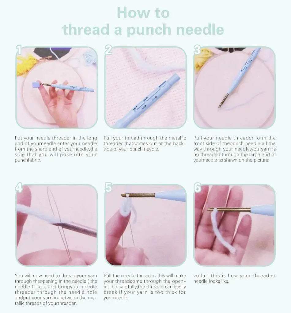  Friendly Owl Punch Needle Craft Kit - Beginner's DIY Embroidery Set, 20x20cm, Fun Needlework for Adults -  ToylandEU™