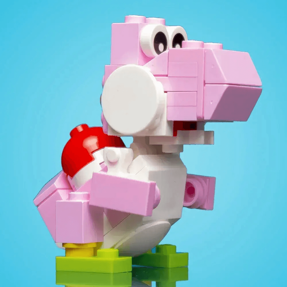 LEGO Pink Dino Custom Set With Instructions 46 Bricks - ToylandEU
