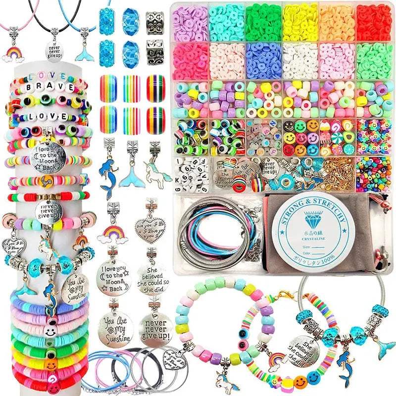 Friendship Bracelet Kit Beads Set For DIY Jewelry Craft Projects - ToylandEU