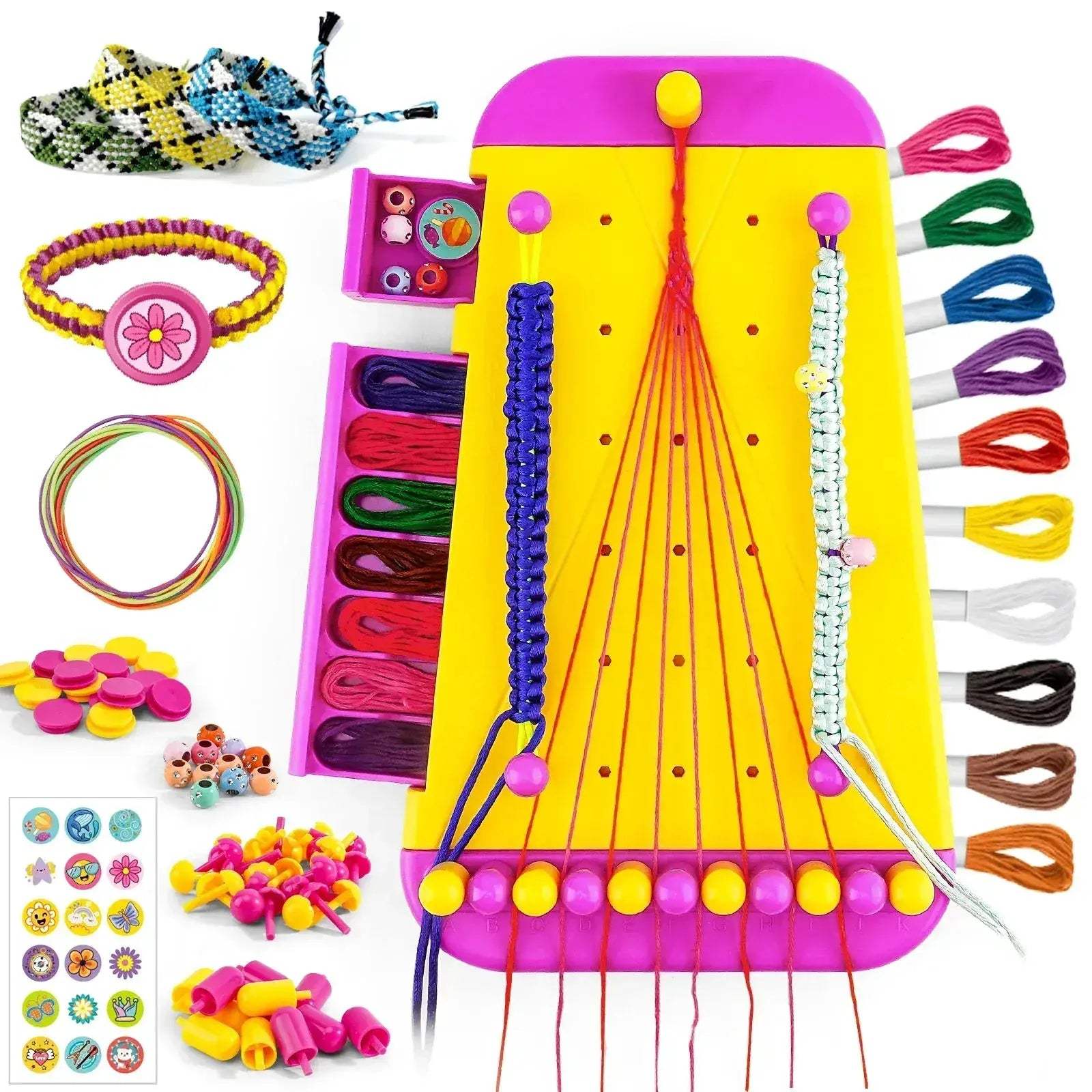 Friendship Bracelet Kit For Girls Jewelry Making Easy Craft Set - ToylandEU