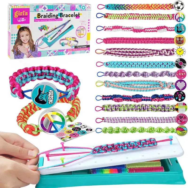 Friendship Bracelet Making Kit For Girls Easy DIY Jewelry - ToylandEU