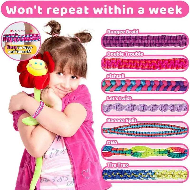 Friendship Bracelet Making Kit For Girls Easy DIY Jewelry - ToylandEU