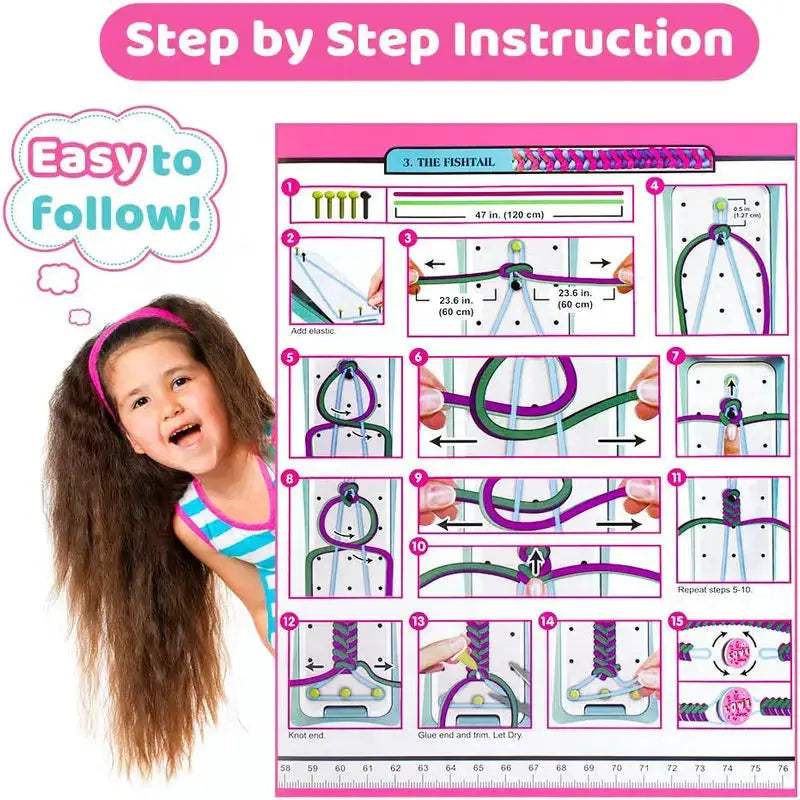 Friendship Bracelet Making Kit For Girls Easy DIY Jewelry - ToylandEU