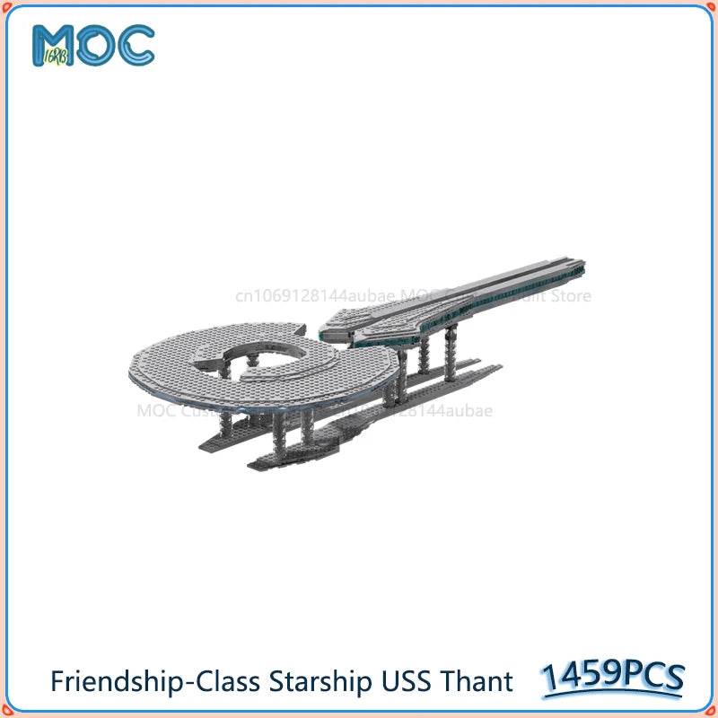 Friendship-Class Starship USS Thant Mo'del MOC Building Blocks 1459PCS Building Bricks MOC - ToylandEU