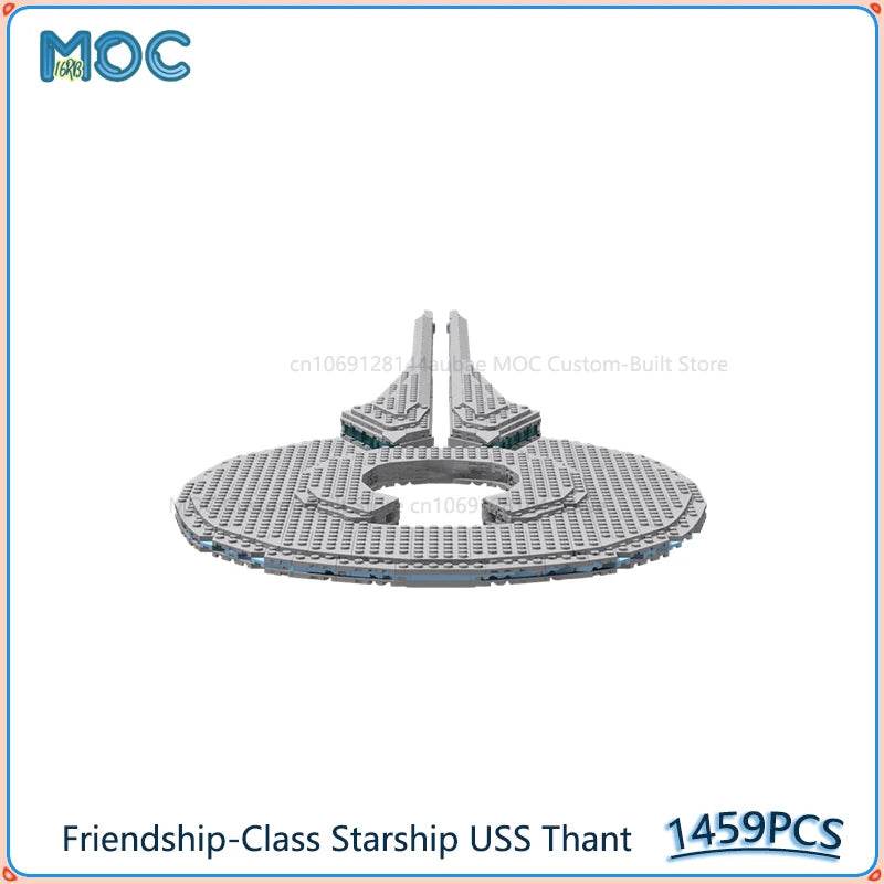 Friendship-Class Starship USS Thant Mo'del MOC Building Blocks 1459PCS Building Bricks MOC - ToylandEU