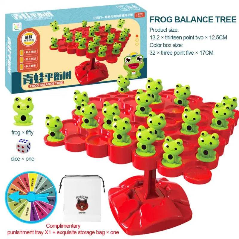Frog Adventure Montessori Math Balancing Puzzle Board for Kids - ToylandEU