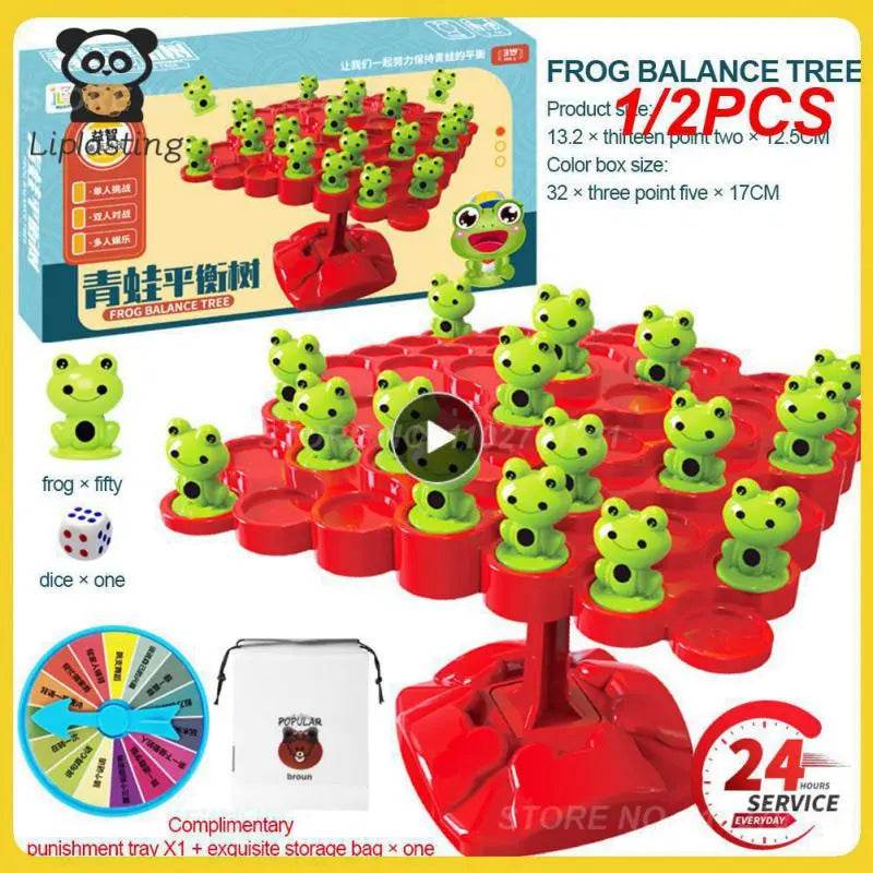 Frog Adventure Montessori Math Balancing Puzzle Board for Kids - ToylandEU