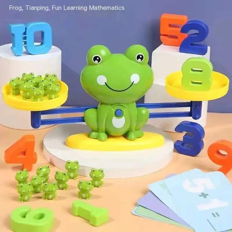 Frog Math Balance Toy For Montessori Addition Subtraction Training - ToylandEU