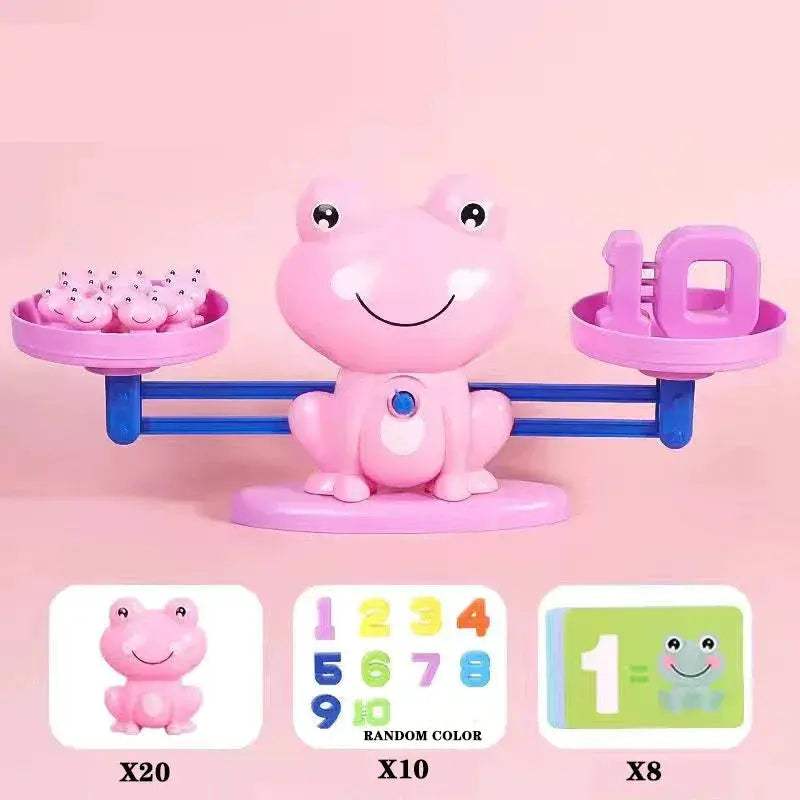 Frog Math Balance Toy For Montessori Addition Subtraction Training - ToylandEU