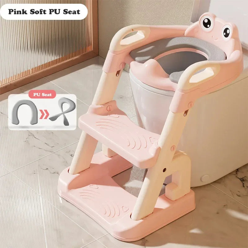 Frog Themed Kids Portable Toilet Potty Training Seat - ToylandEU