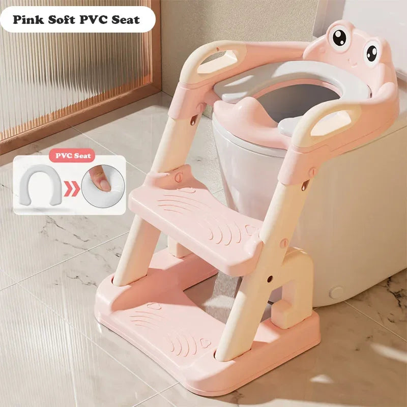 Frog Themed Kids Portable Toilet Potty Training Seat - ToylandEU