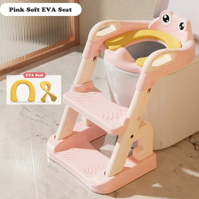 Frog Themed Kids Portable Toilet Potty Training Seat - ToylandEU