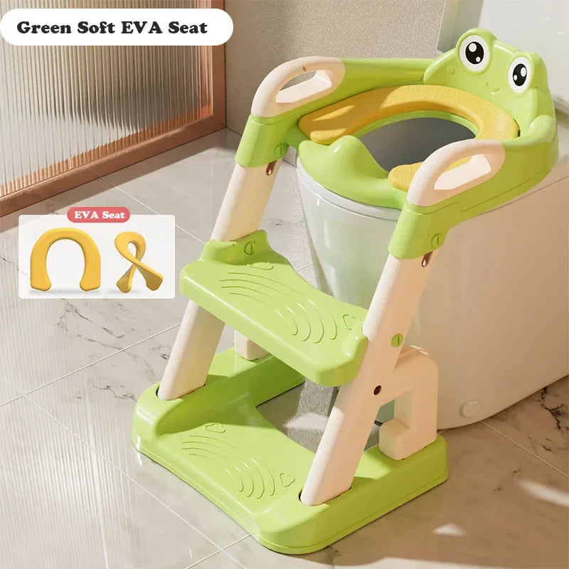 Frog Themed Kids Portable Toilet Potty Training Seat - ToylandEU