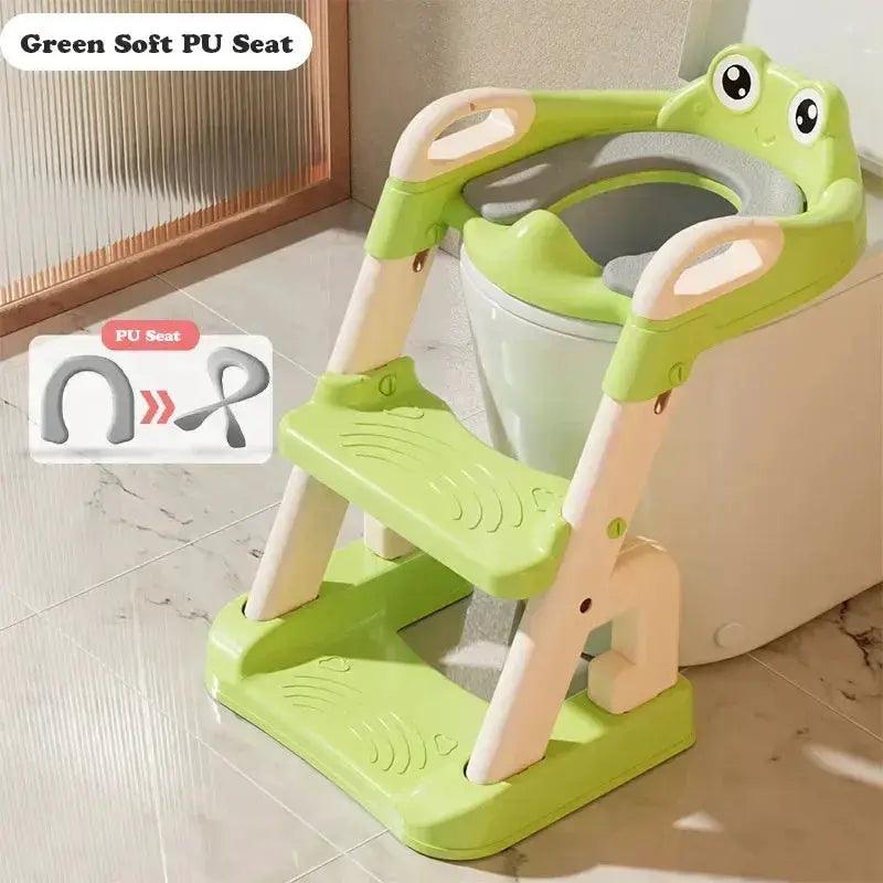 Frog Themed Potty Seat For Kids Safe Toilet Training -  ToylandEU™