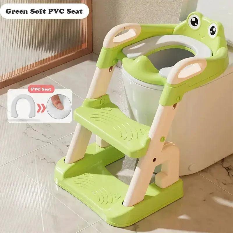  Frog Themed Potty Seat For Kids Safe Toilet Training -  ToylandEU™