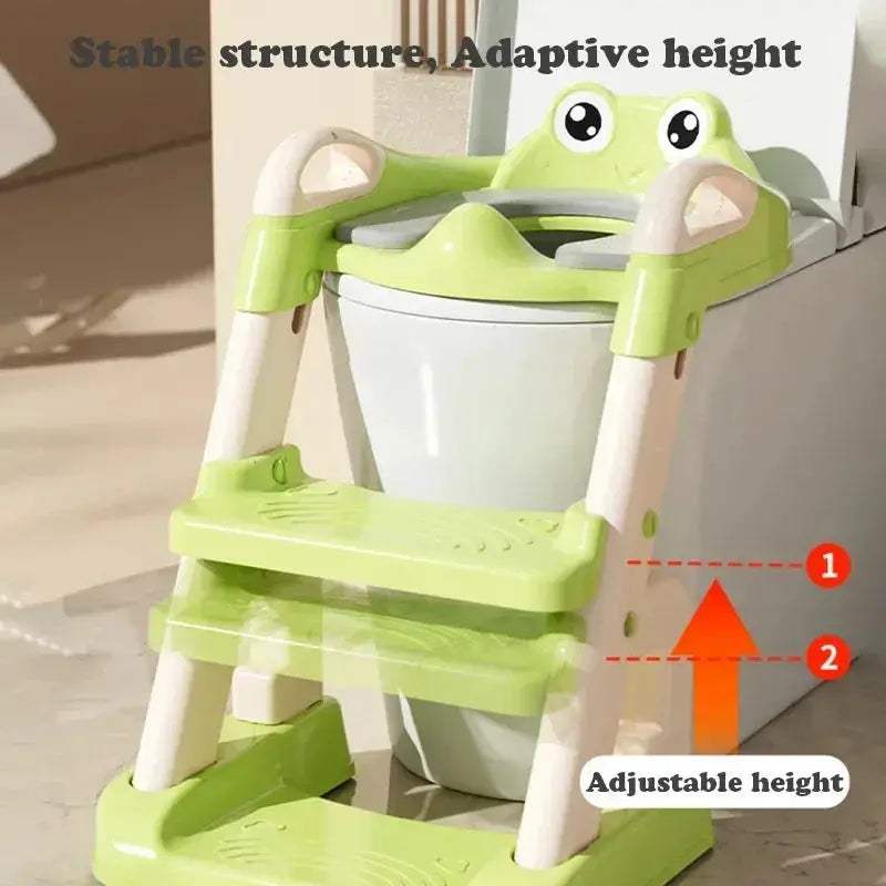  Frog Themed Potty Seat For Kids Safe Toilet Training -  ToylandEU™