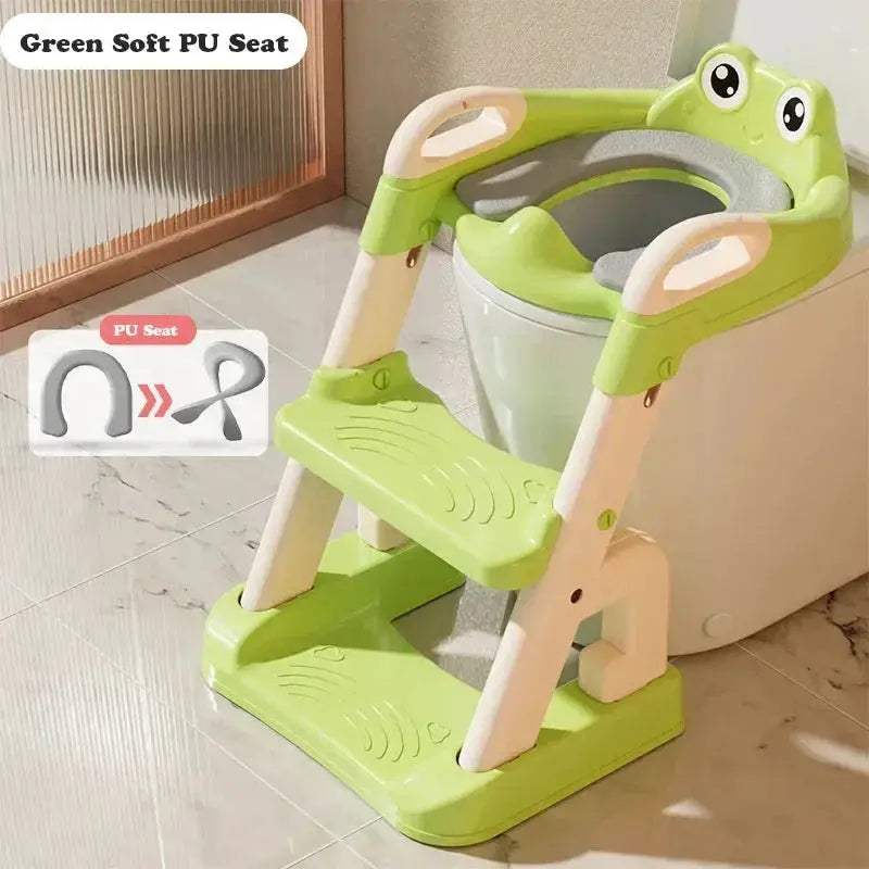  Frog Themed Potty Seat For Kids Safe Toilet Training -  ToylandEU™