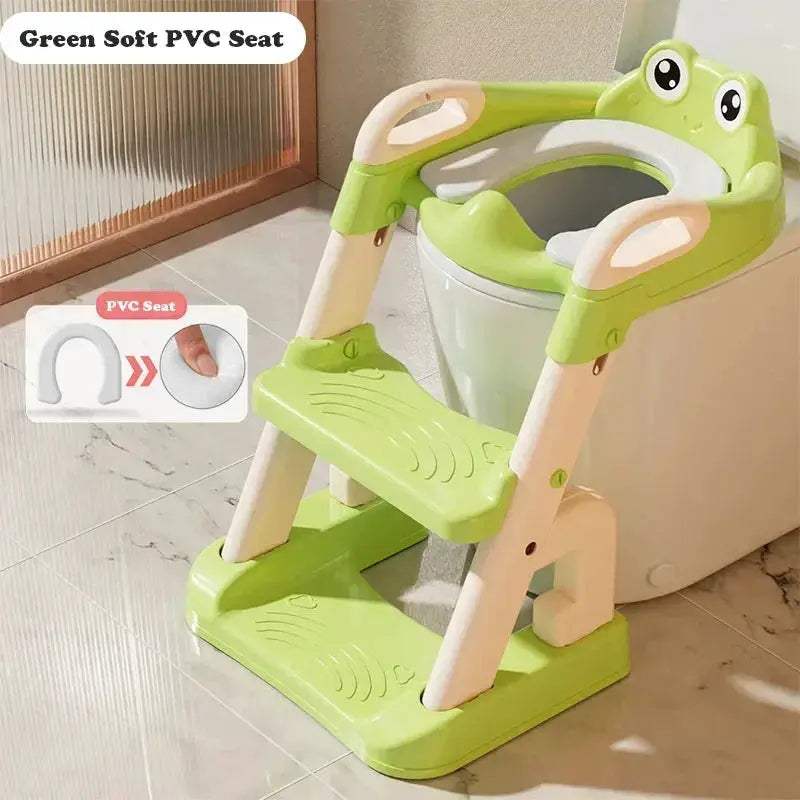  Frog Themed Potty Seat For Kids Safe Toilet Training -  ToylandEU™