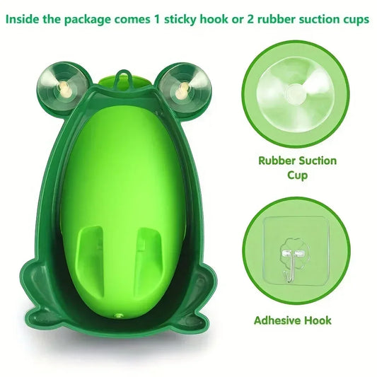 Frog Urinal Potty Training Seat For Boys, Fun Aiming Target - ToylandEU