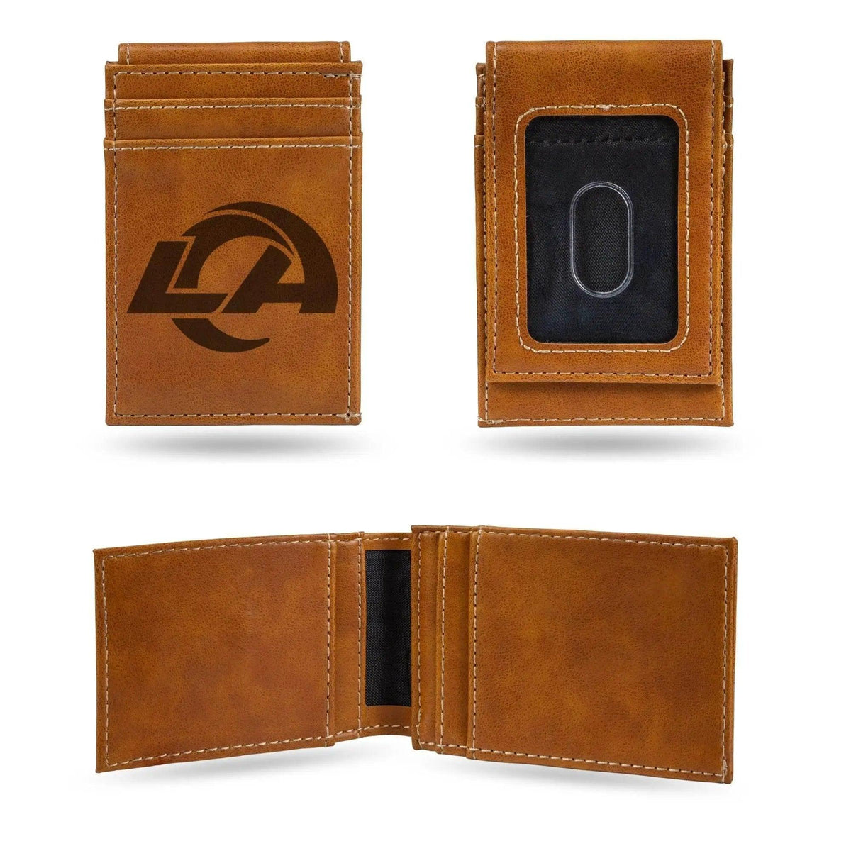  Los Angeles Rams Leather Front Pocket Wallet Laser Engraved -  ToylandEU™