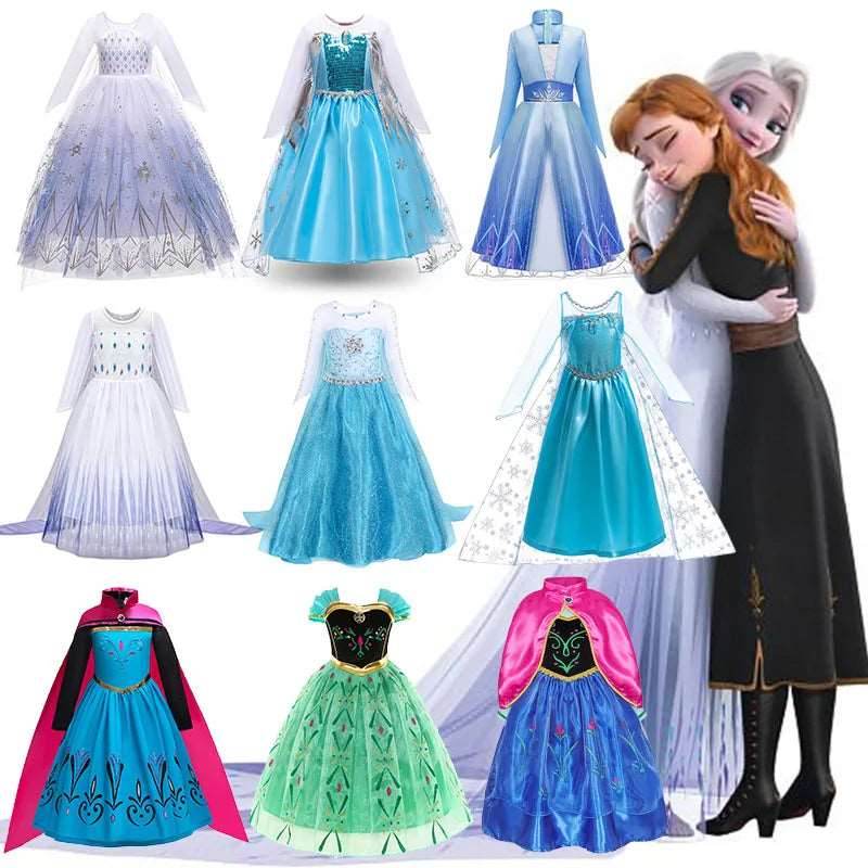 Frozen Princess Elsa & Anna Costume for Magical Parties & Play - ToylandEU