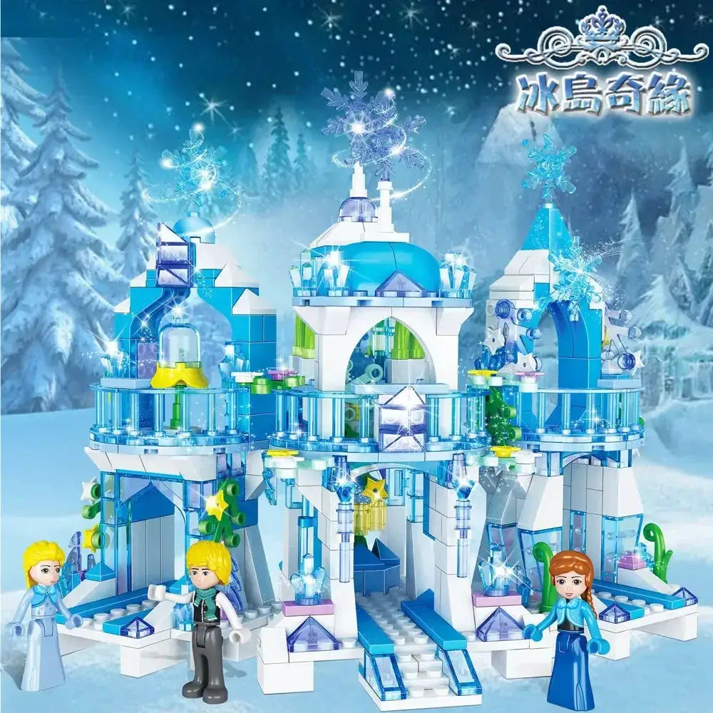 Frozen Princess Ice Castle Building Blocks Set Compatible With Lego - ToylandEU