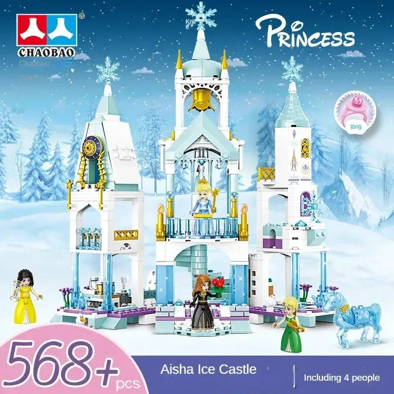 Frozen Princess Ice Castle Building Blocks Set Compatible With Lego - ToylandEU