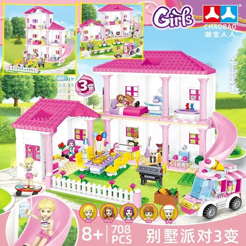 Frozen Princess Ice Castle Building Blocks Set Compatible With Lego - ToylandEU