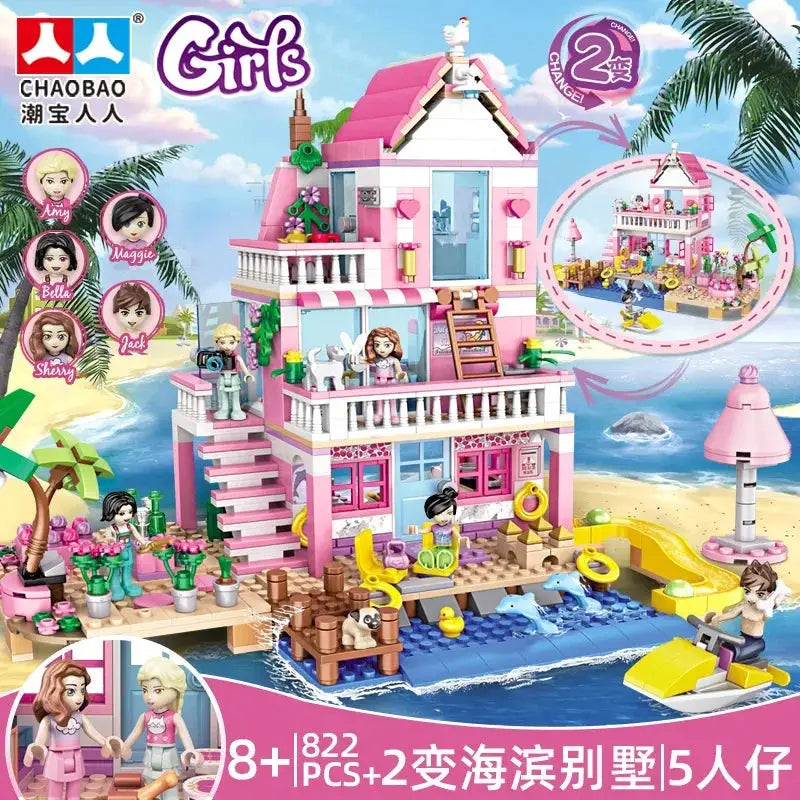 Frozen Princess Ice Castle Building Blocks Set Compatible With Lego - ToylandEU