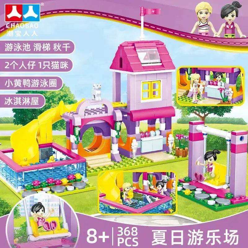 Frozen Princess Ice Castle Building Blocks Set Compatible With Lego - ToylandEU