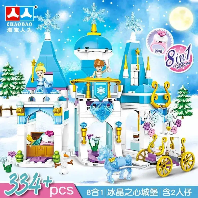 Frozen Princess Ice Castle Building Blocks Set Compatible With Lego - ToylandEU
