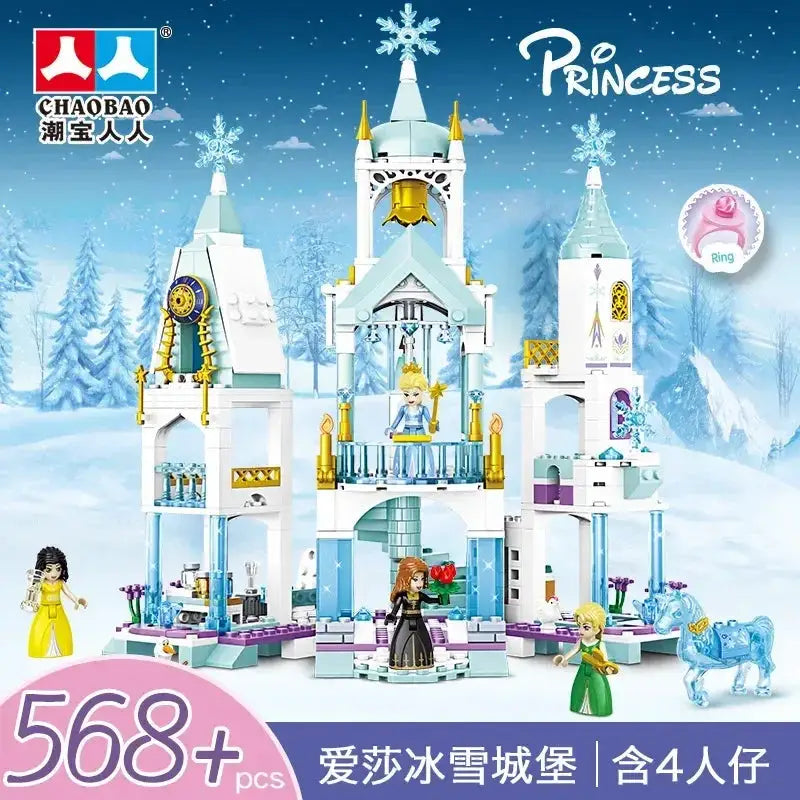 Frozen Princess Ice Castle Building Blocks Set Compatible With Lego - ToylandEU