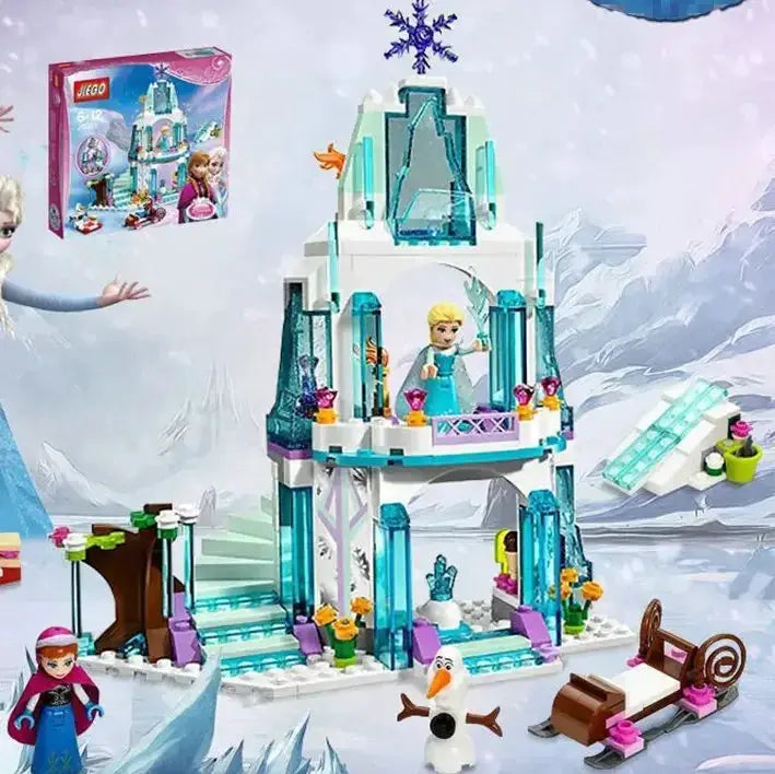 Frozen Princess Ice Castle Building Blocks Set Compatible With Lego - ToylandEU