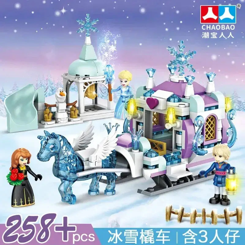 Frozen Princess Ice Castle Building Blocks Set Compatible With Lego - ToylandEU