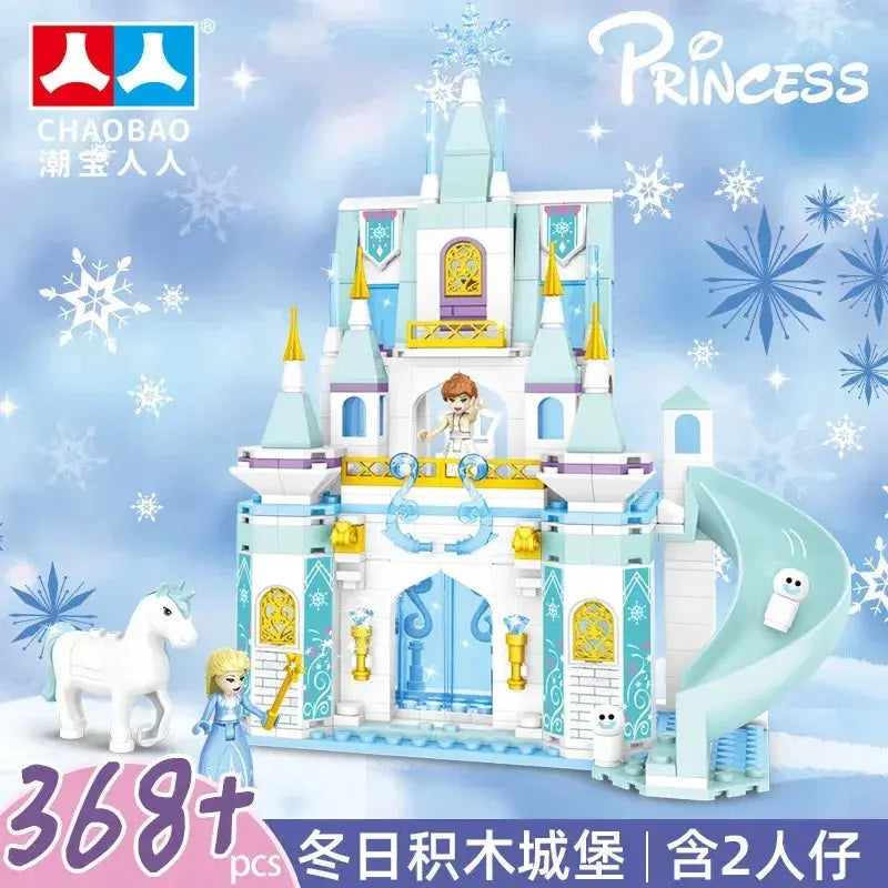 Frozen Princess Ice Castle Building Blocks Set Compatible With Lego - ToylandEU