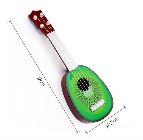 Fruit-Themed 4-String Playable Music Toy Guitar Ukulele for Kids - ToylandEU