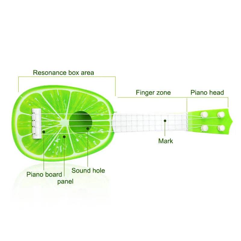 Fruit-Themed Beginner Ukulele for Kids - Fun Musical Instrument - ToylandEU