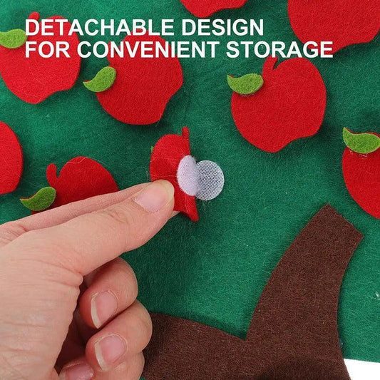  Fruit Tree Felt Puzzle Toy Educational Early Learning -  ToylandEU™